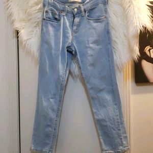 Levi's 502 light blue jeans size 8 husky